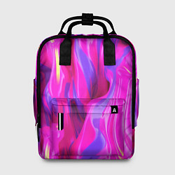 Рюкзак женский Pink blue texture, цвет: 3D-принт