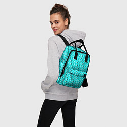 Рюкзак женский Пиксели цвета алмаза, цвет: 3D-принт — фото 2