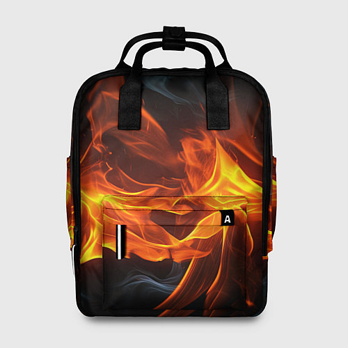 Женский рюкзак Пламя костра / 3D-принт – фото 1