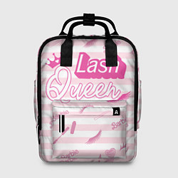 Рюкзак женский Lash queen - pink Barbie pattern, цвет: 3D-принт