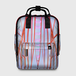 Рюкзак женский Розовые прожилки, цвет: 3D-принт