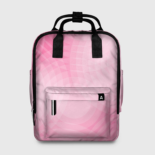 Женский рюкзак Абстракция с розовыми кругами / 3D-принт – фото 1