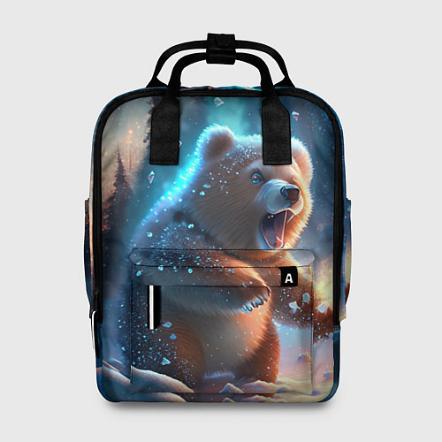 Женский рюкзак Полярный мишка / 3D-принт – фото 1