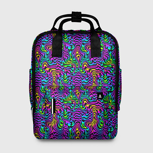 Женский рюкзак Multicolored stripes / 3D-принт – фото 1