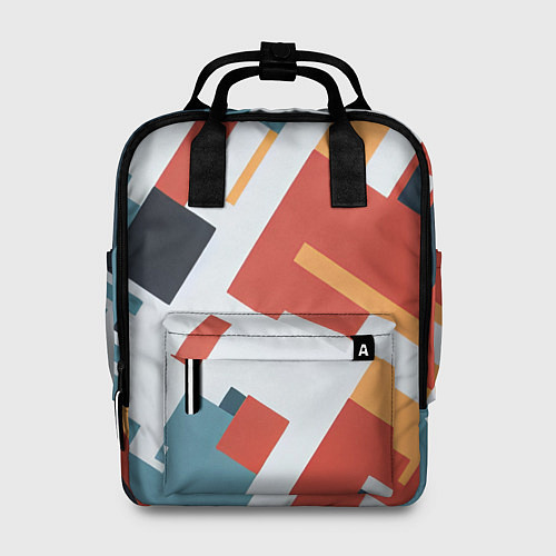 Женский рюкзак Геометрический узор - нейросеть / 3D-принт – фото 1