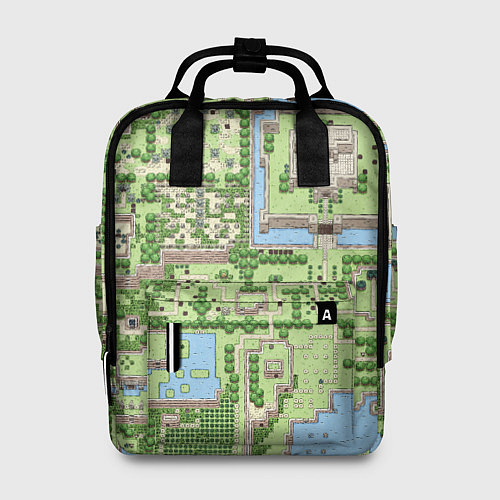 Женский рюкзак Zelda: карта / 3D-принт – фото 1