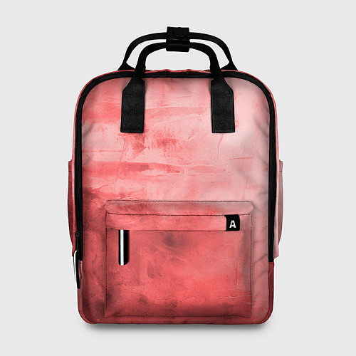 Женский рюкзак Красный гранж / 3D-принт – фото 1
