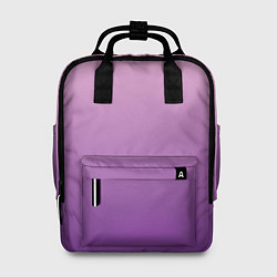 Рюкзак женский Нежный розовый и насыщенный малиновый градиент, цвет: 3D-принт