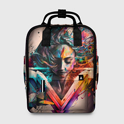 Рюкзак женский Свободная от рамок, цвет: 3D-принт
