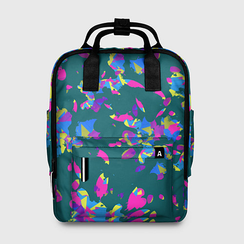Женский рюкзак Абстрактные лепестки / 3D-принт – фото 1