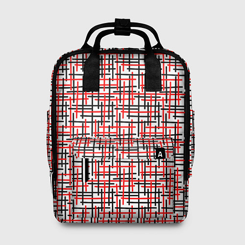 Женский рюкзак Пересекаемые цветные полосы / 3D-принт – фото 1