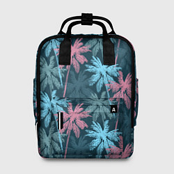 Рюкзак женский Паттерн - пальмы, цвет: 3D-принт