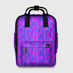 Рюкзак женский Розовые зигзаги, цвет: 3D-принт