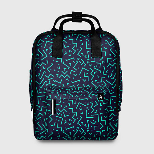 Женский рюкзак Neon stripes / 3D-принт – фото 1