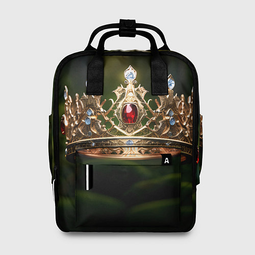 Женский рюкзак Королевская корона узорная / 3D-принт – фото 1