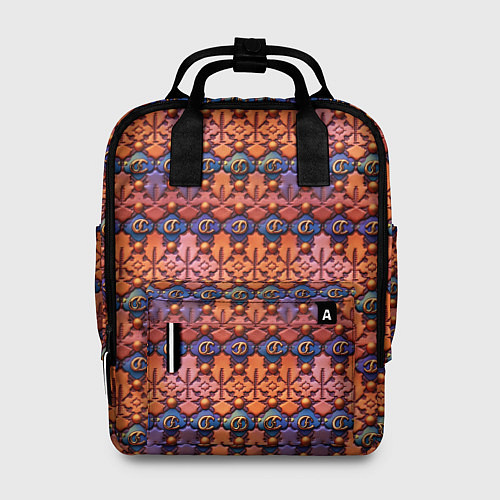 Женский рюкзак Абстрактный паттерн мозаикой / 3D-принт – фото 1