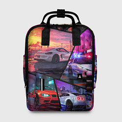 Рюкзак женский GTA style cars, цвет: 3D-принт