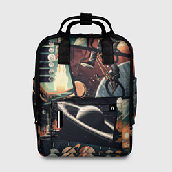 Рюкзак женский GTA space art, цвет: 3D-принт
