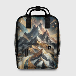 Рюкзак женский Золотые горы, цвет: 3D-принт