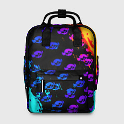 Рюкзак женский Brawl stars neon logo kids, цвет: 3D-принт
