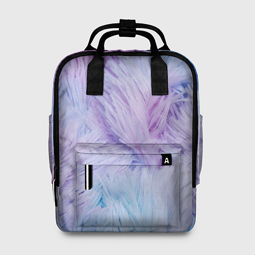Женский рюкзак Цветной узор из перьев / 3D-принт – фото 1