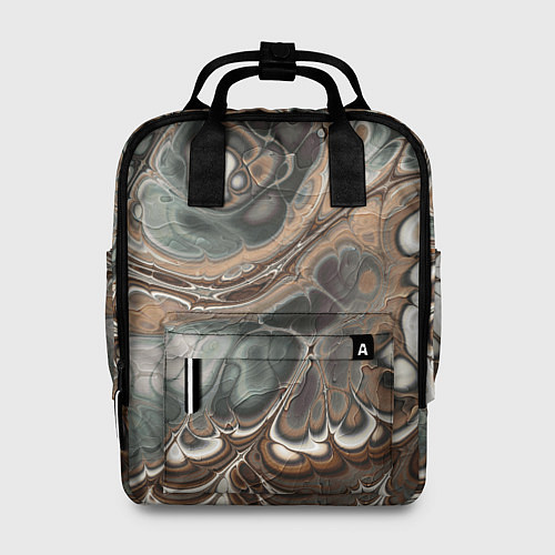 Женский рюкзак Абстрактный разноцветный узор / 3D-принт – фото 1