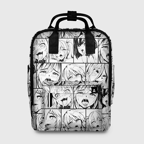 Женский рюкзак Ahegao pattern / 3D-принт – фото 1