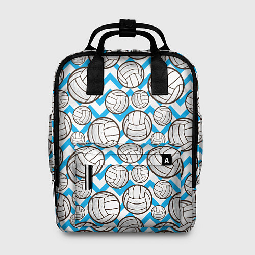 Женский рюкзак Мячи волейбольные паттерн / 3D-принт – фото 1