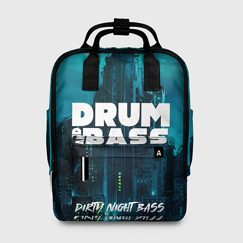 Женский рюкзак Dnb night / 3D-принт – фото 1