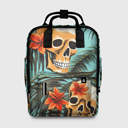 Женский рюкзак Черепа на море