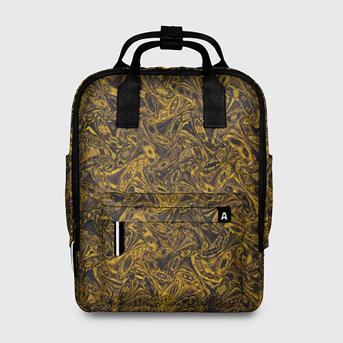 Женский рюкзак Волнистая рябь абстракция / 3D-принт – фото 1