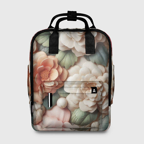 Женский рюкзак Текстурный фон в пастельных тонах / 3D-принт – фото 1