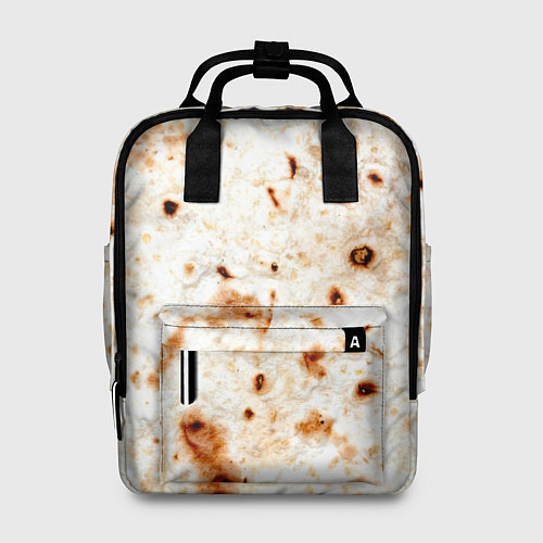 Женский рюкзак Текстура светлого лаваша / 3D-принт – фото 1