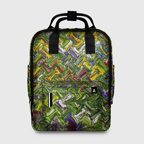 Женский рюкзак Разноцветная абстракция / 3D-принт – фото 1