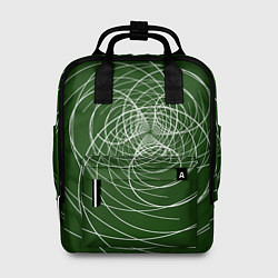 Рюкзак женский Контурные вихри, цвет: 3D-принт