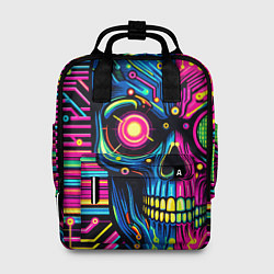 Женский рюкзак Pop art skull - ai art