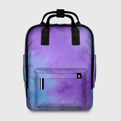 Женский рюкзак Фиолетовый космический туман / 3D-принт – фото 1