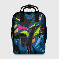 Рюкзак женский Настоящая абстракция, цвет: 3D-принт