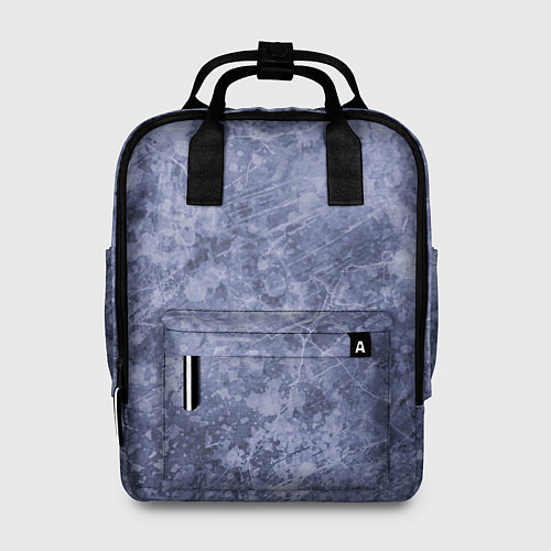 Женский рюкзак Абстракция - синий лёд / 3D-принт – фото 1