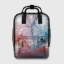 Рюкзак женский Сердце - плазменная текстура, цвет: 3D-принт