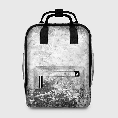 Женский рюкзак Абстракция - серый ветер / 3D-принт – фото 1