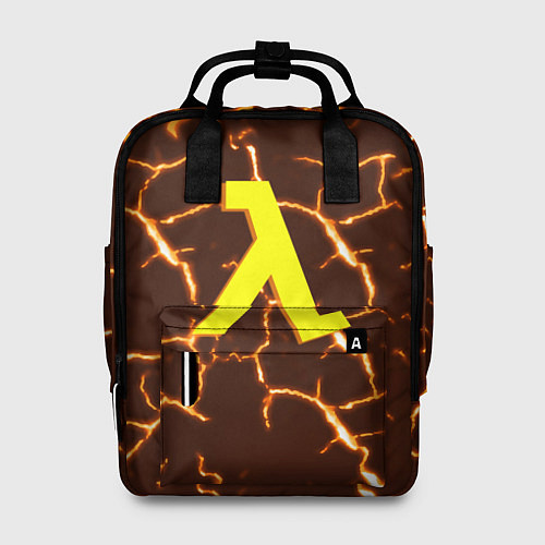 Женский рюкзак Half life разломы блэк меса / 3D-принт – фото 1