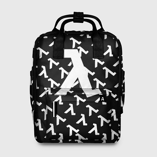 Женский рюкзак Half liife logo pattern / 3D-принт – фото 1