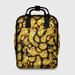 Рюкзак женский Гарфилд паттерн, цвет: 3D-принт