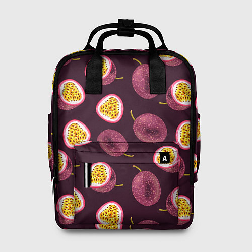 Женский рюкзак Маракуйя паттерн / 3D-принт – фото 1