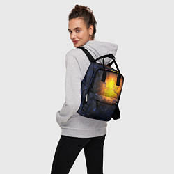 Рюкзак женский Абстракция зарождение звезды, цвет: 3D-принт — фото 2