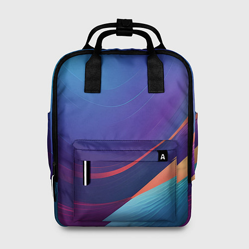 Женский рюкзак Красивый градиент абстракция / 3D-принт – фото 1