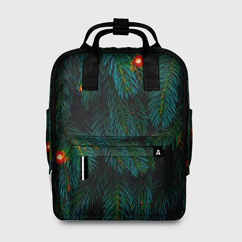 Женский рюкзак Еловые ветви / 3D-принт – фото 1