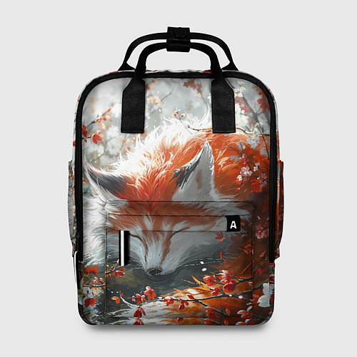 Женский рюкзак Милая лисичка в лесу / 3D-принт – фото 1