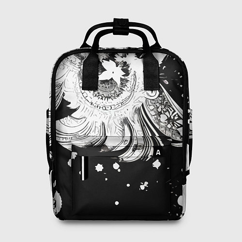 Женский рюкзак Абстрактная экспрессивная композиция / 3D-принт – фото 1